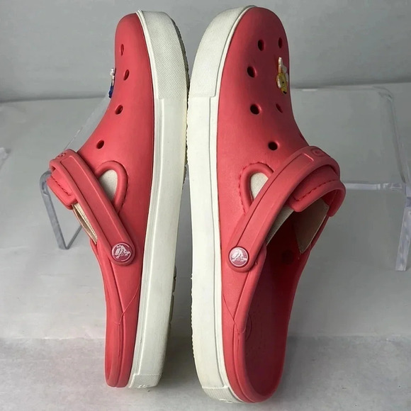 Crocs Unisex Citilane Slip-On Clogs Coral/White Size M9 W11 - Picture 6 of 15